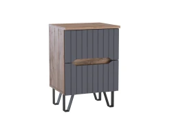 Тумба прикроватная Ливерпуль, вотан, графит софт